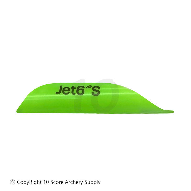 Jet6 S Vane 1.75" (Green) - 10 Score Archery Supply