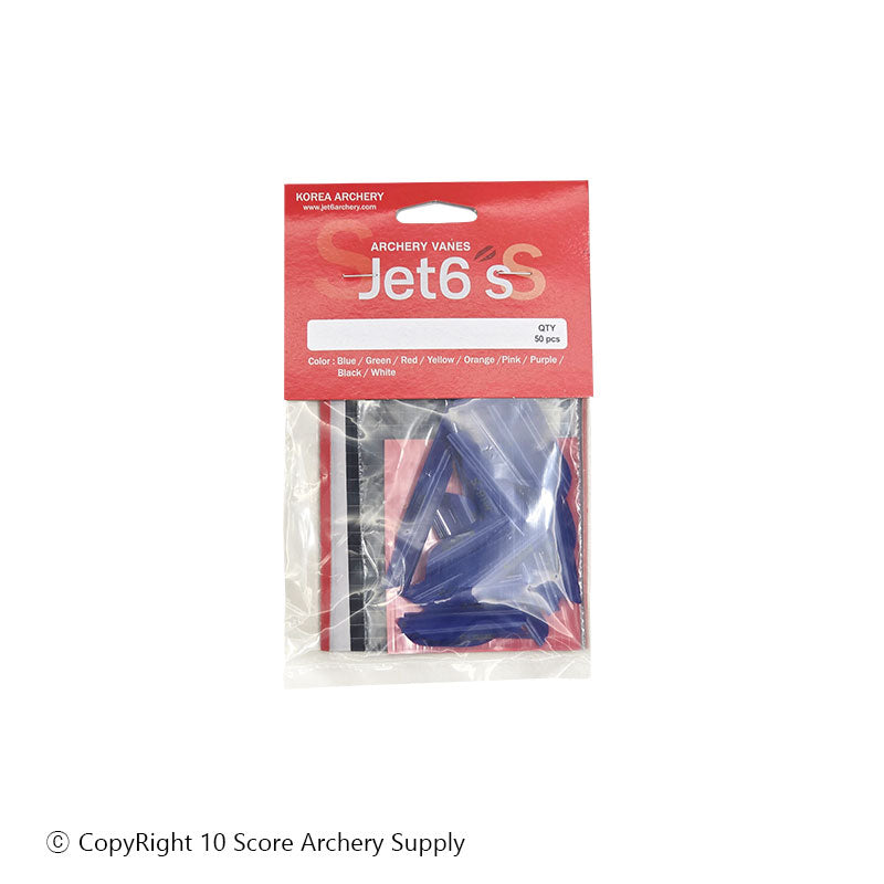 Jet6 S Vane 1.75" (Blue) - 10 Score Archery Supply