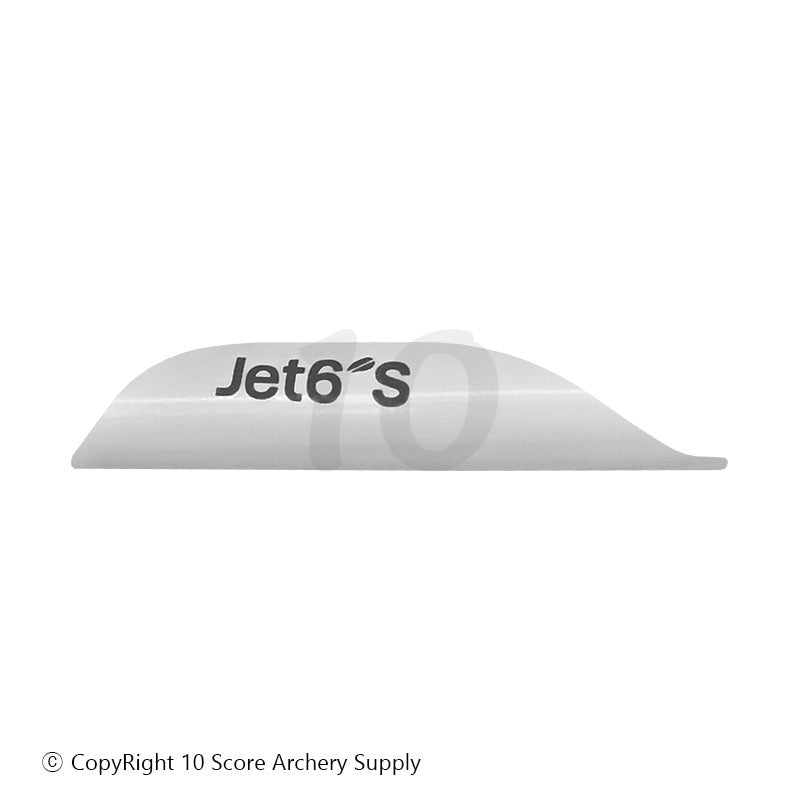 Jet6 S Vane 1.75" (White) - 10 Score Archery Supply