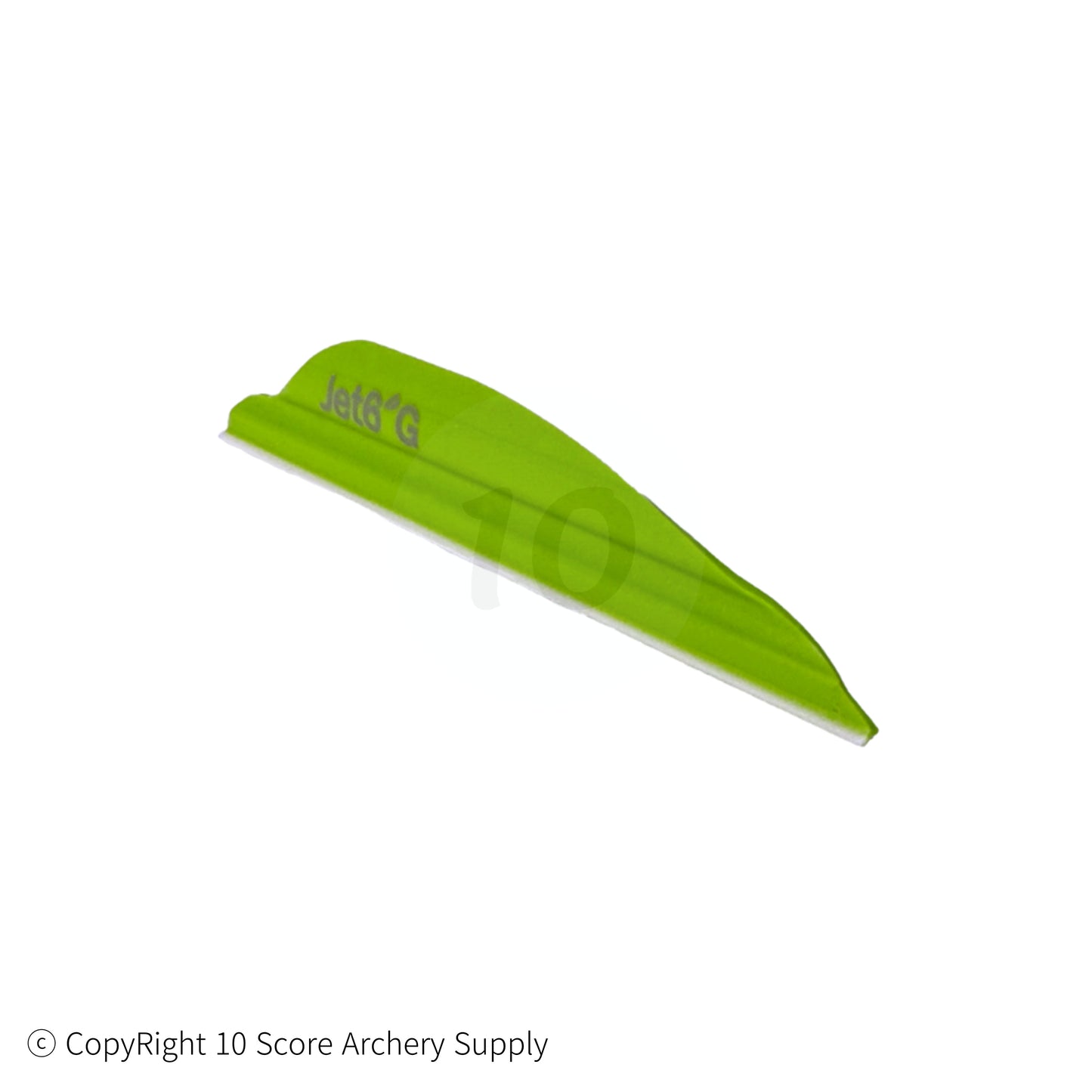 Jet6 Ghost vanes 1.88" (Green) - 10 Score Archery Supply
