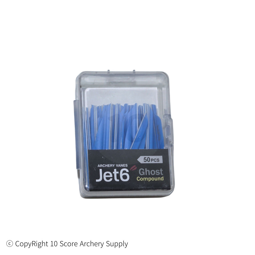 Jet6 Ghost vanes 1.88" (Blue) - 10 Score Archery Supply