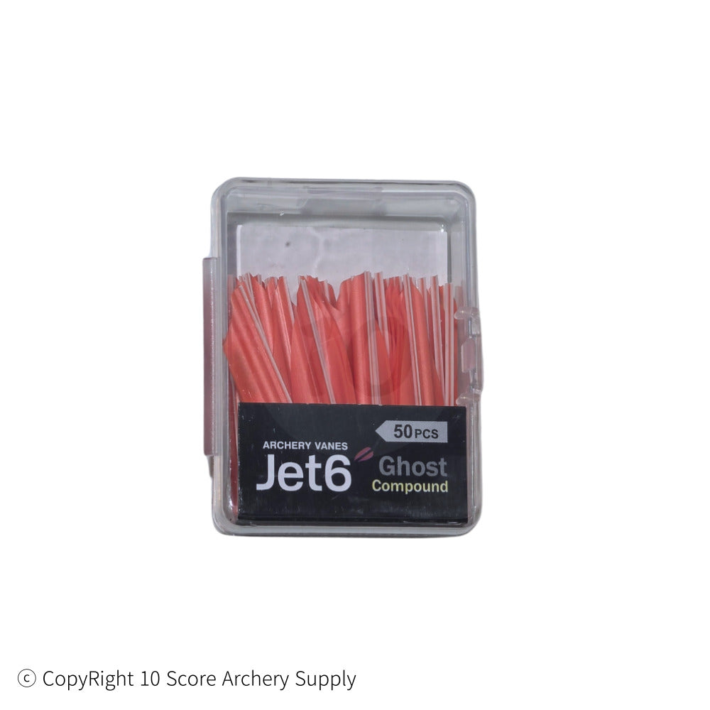 Jet6 Ghost vanes 1.88" (Orange) - 10 Score Archery Supply