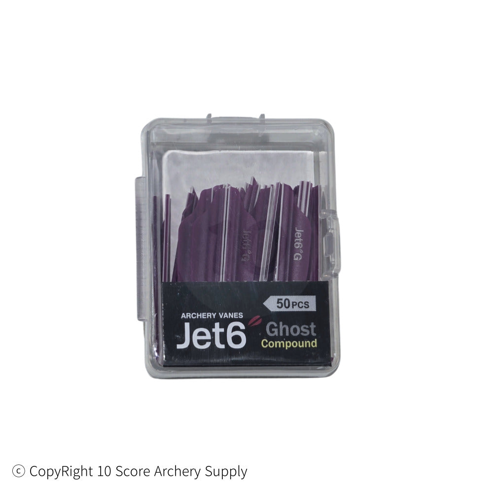 Jet6 Ghost vanes 1.88" (Purple) - 10 Score Archery Supply