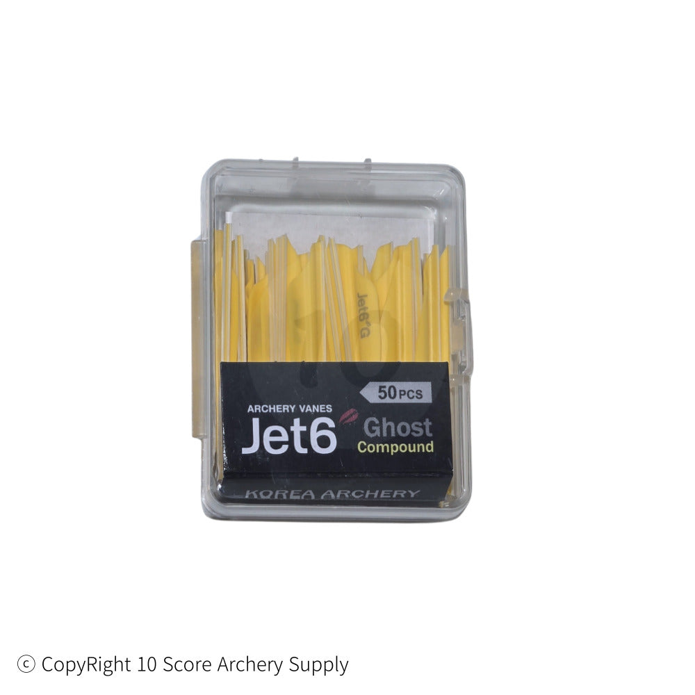 Jet6 Ghost vanes 1.88" (Yellow) - 10 Score Archery Supply