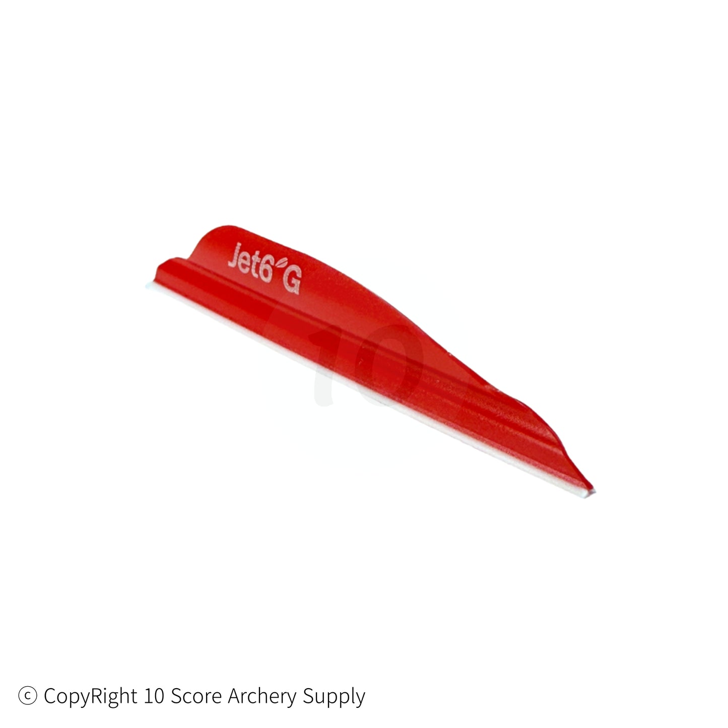 Jet6 Ghost vanes 1.88" (Red) - 10 Score Archery Supply
