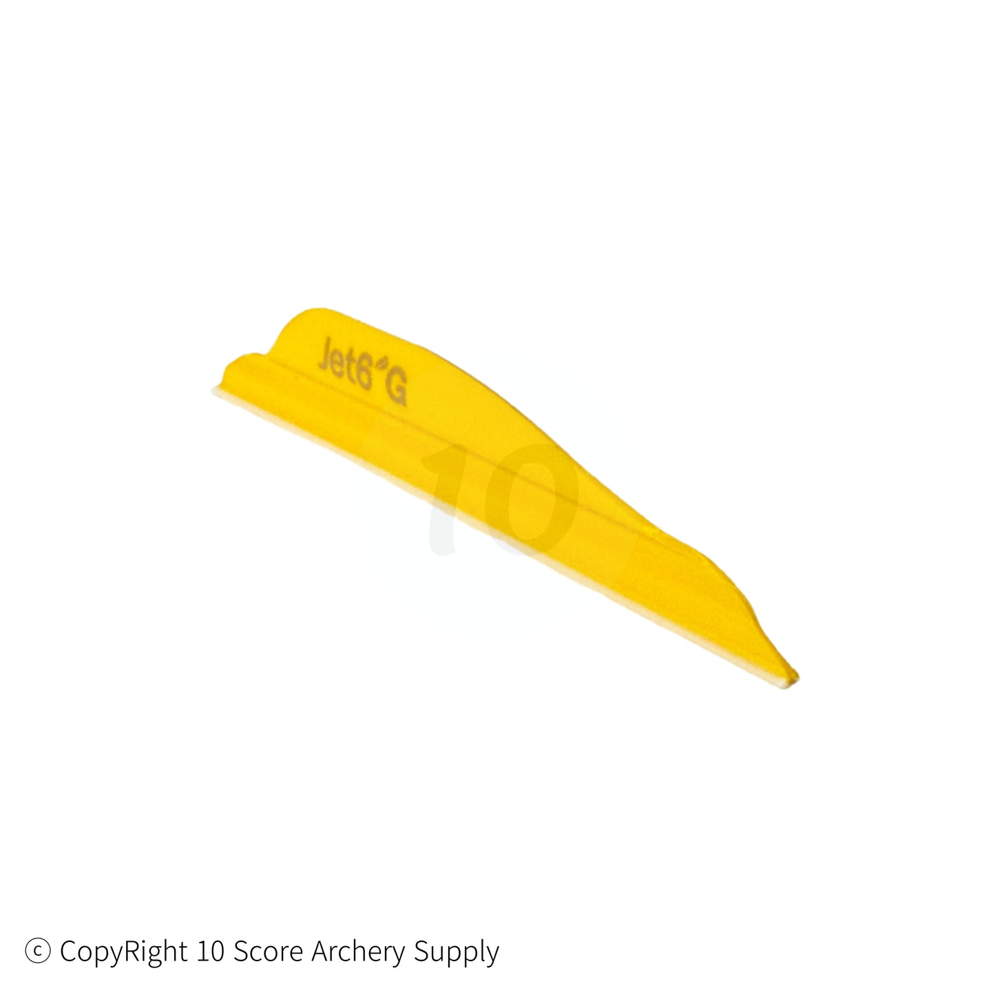 Jet6 Ghost vanes 1.88" (Yellow) - 10 Score Archery Supply