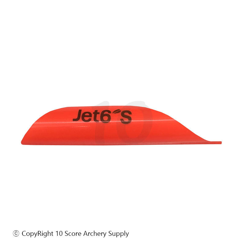 Jet6 S Vane 1.75" (Orange) - 10 Score Archery Supply