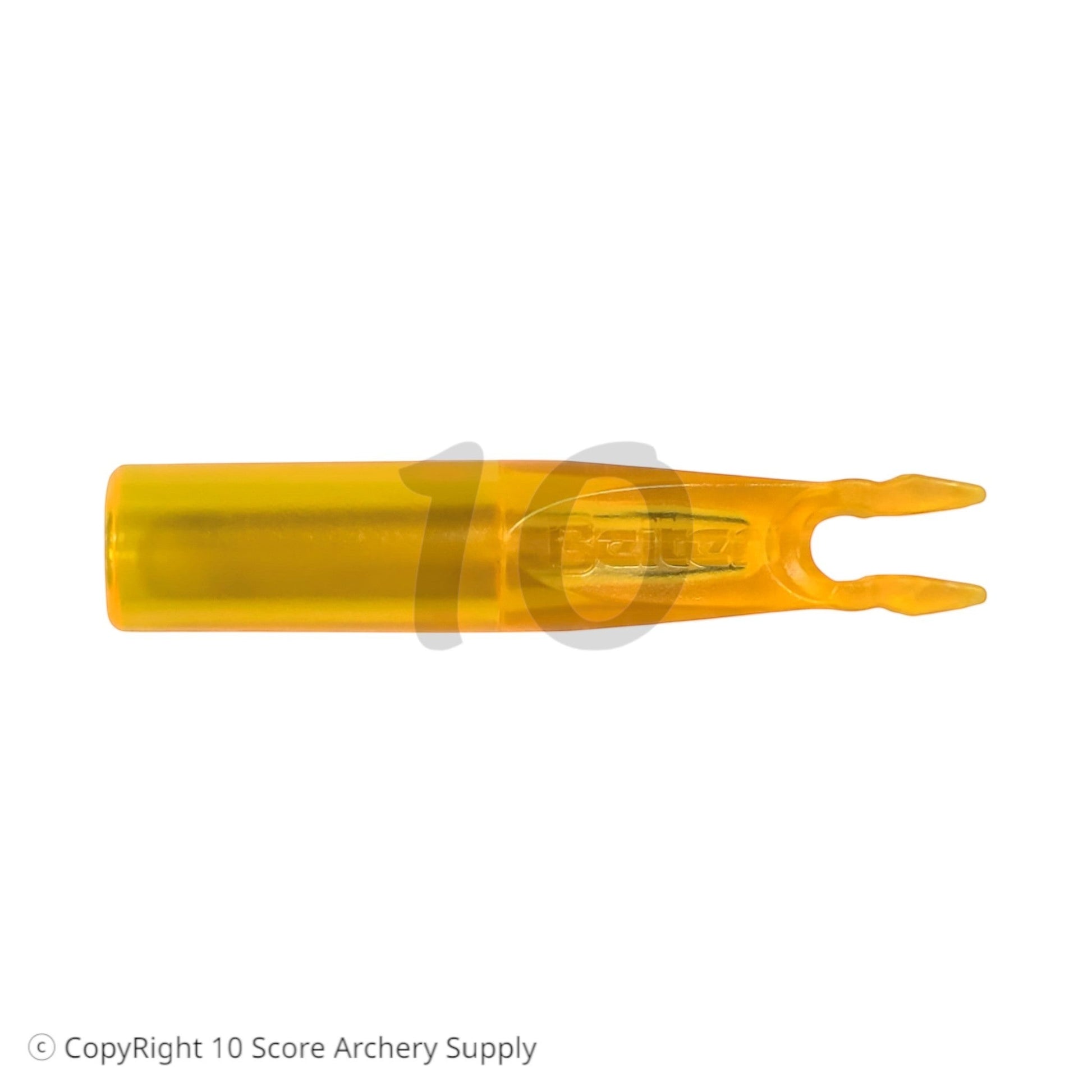 10 Score Archery Supply yellow asymmetric Beiter Out Nock 5.48/1 for X10 shafts