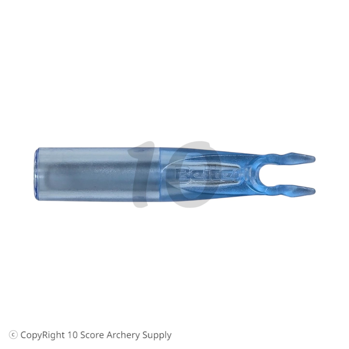 10 Score Archery Supply blue asymmetric Beiter Out Nock 4.92/1 for archery arrows
