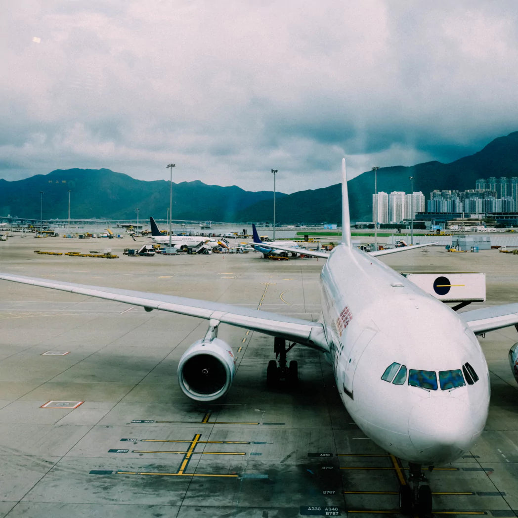 An Airplane in the Airport