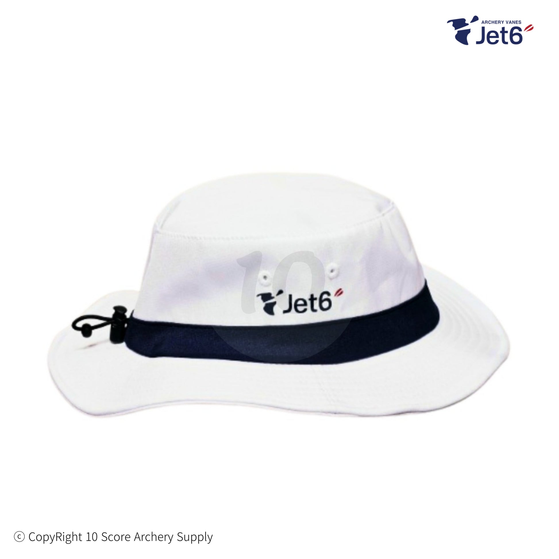 Jet6 Bucket hat_white