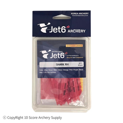 Jet6 Shark Vane 4.00" (Red)